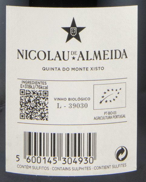 2022 Quinta do Monte Xisto Oriente biológico tinto