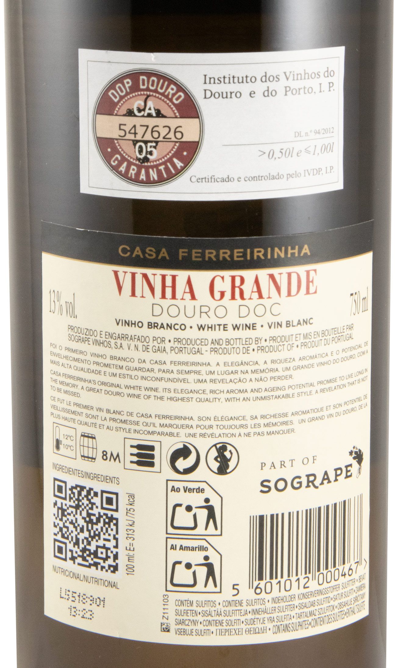 2024 Casa Ferreirinha Vinha Grande white