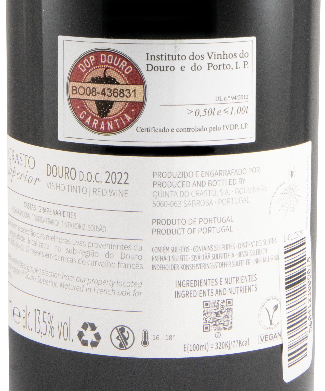 2022 Crasto Superior red