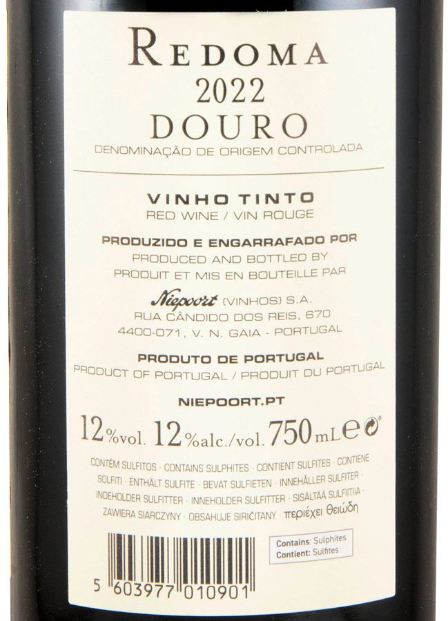 2022 Niepoort Redoma red