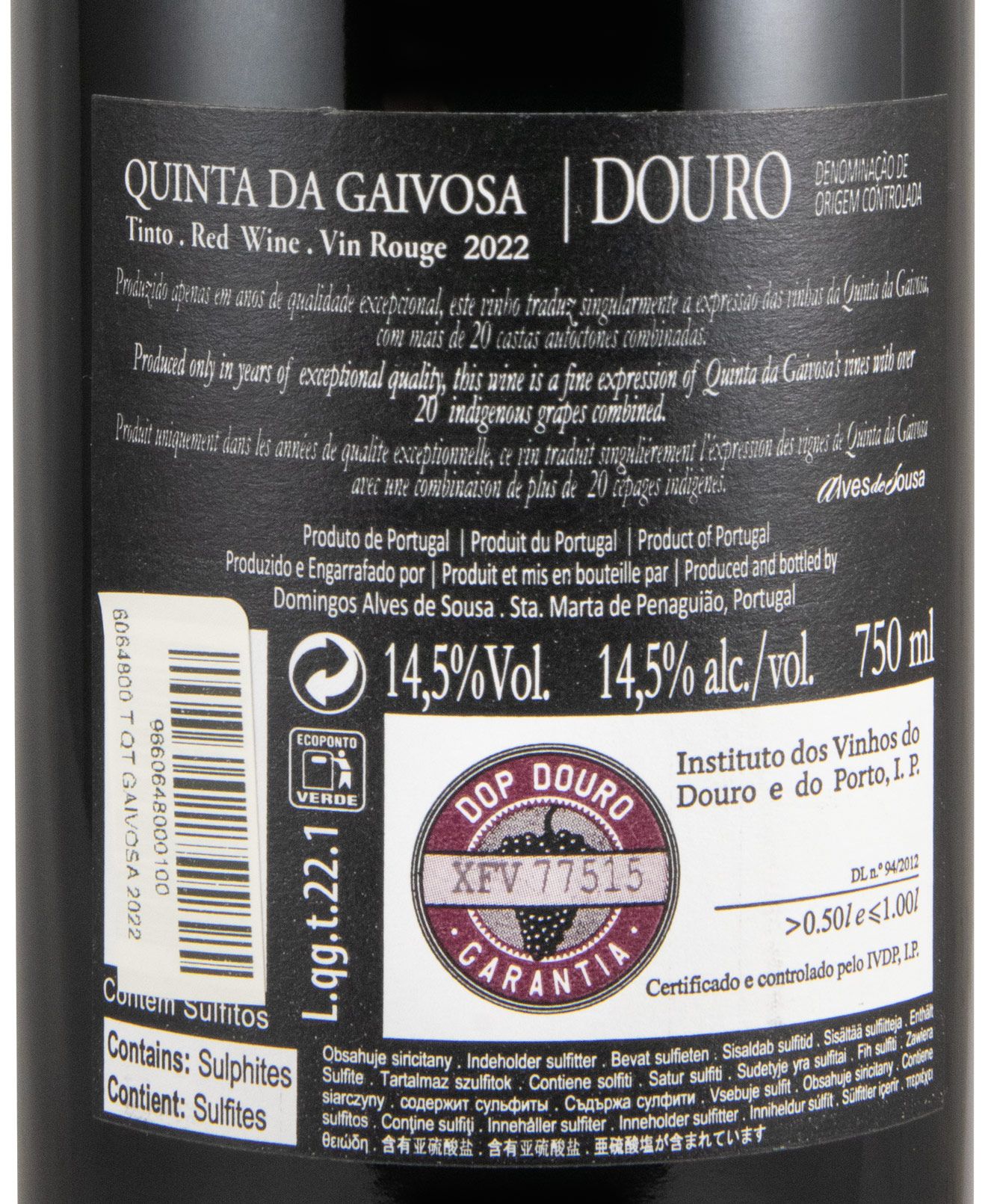 2022 Quinta da Gaivosa tinto