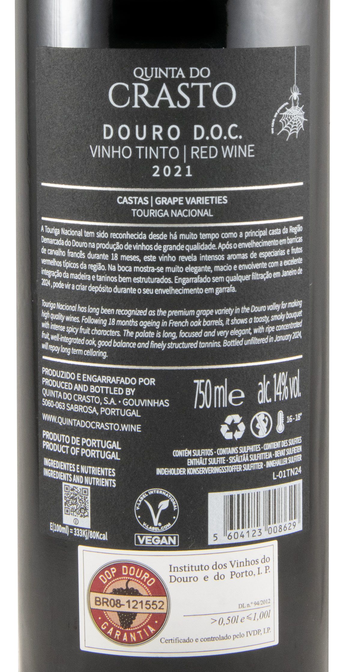 2021 Quinta do Crasto Touriga Nacional tinto