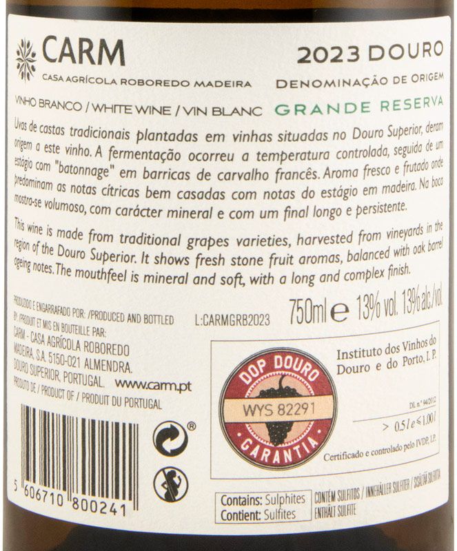2023 CARM Grande Reserva branco