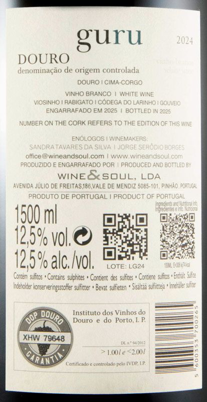 2024 Wine & Soul Guru white 1.5L