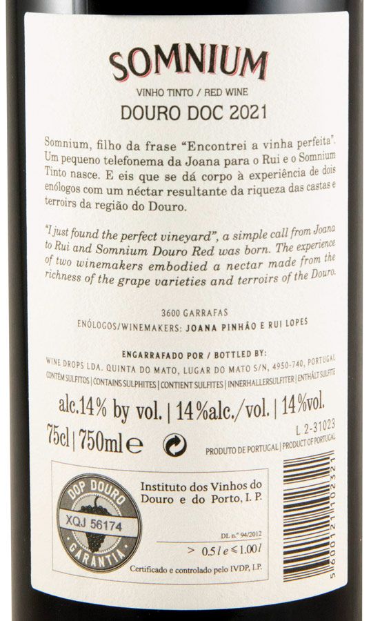 2021 Somnium tinto