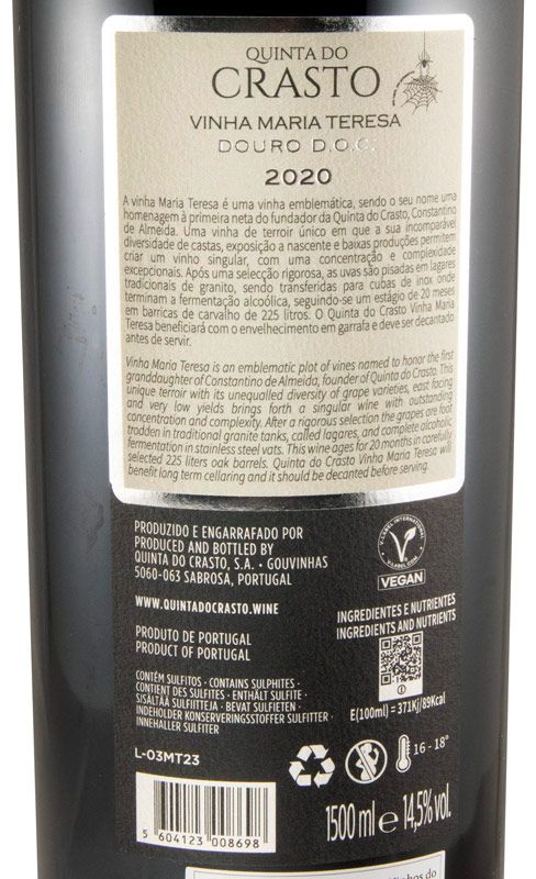2020 Quinta do Crasto Vinha Maria Teresa tinto 1,5L