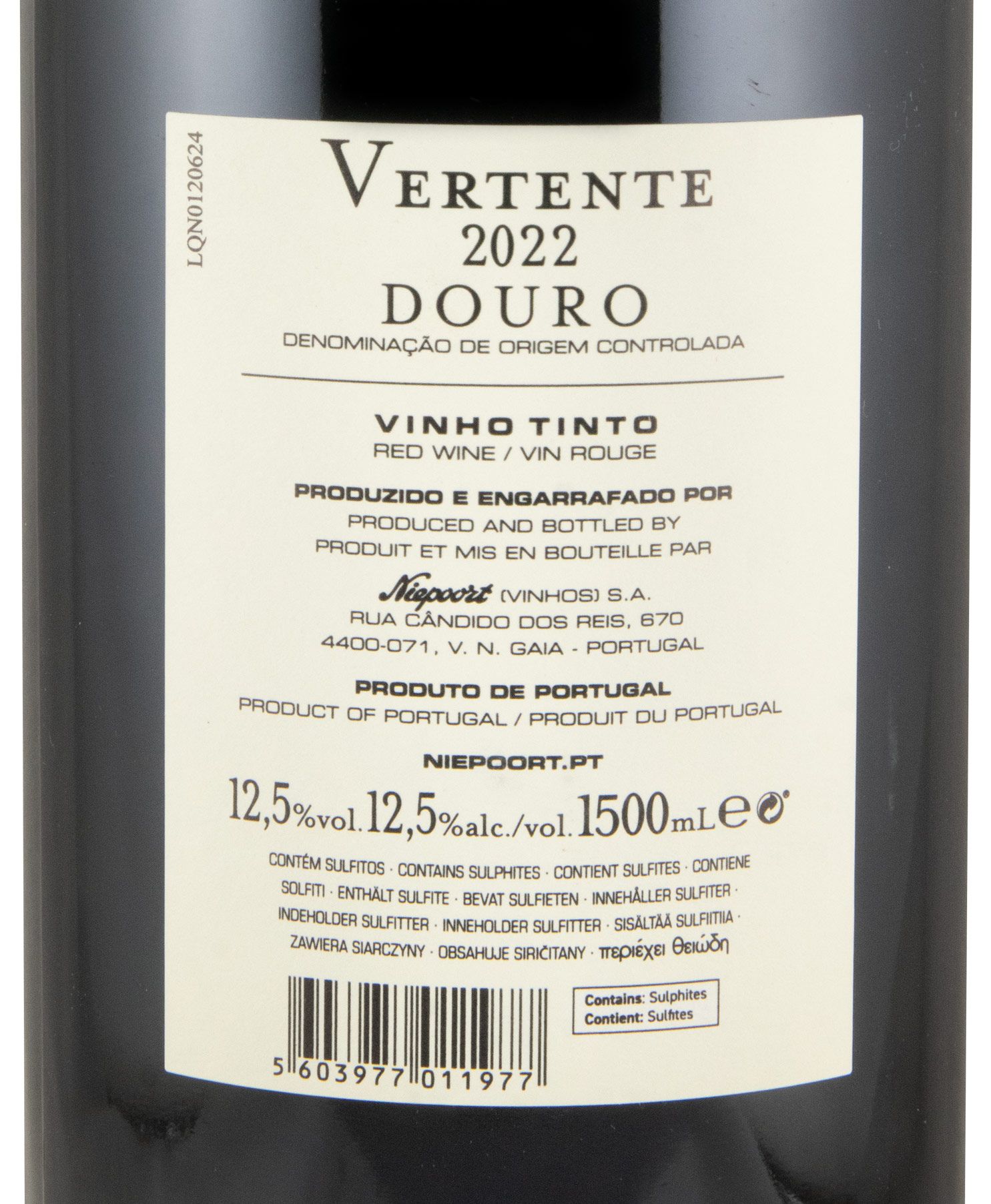 2022 Niepoort Vertente tinto 1,5L