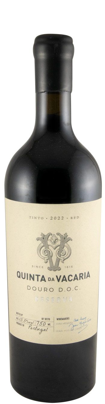 2022 Quinta da Vacaria Reserva red