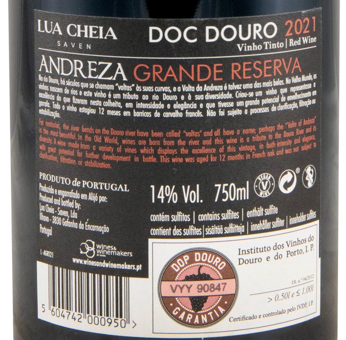 2021 Andreza Grande Reserva tinto