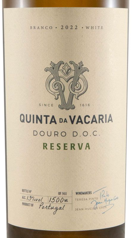 2022 Quinta da Vacaria Reserva branco 1,5L