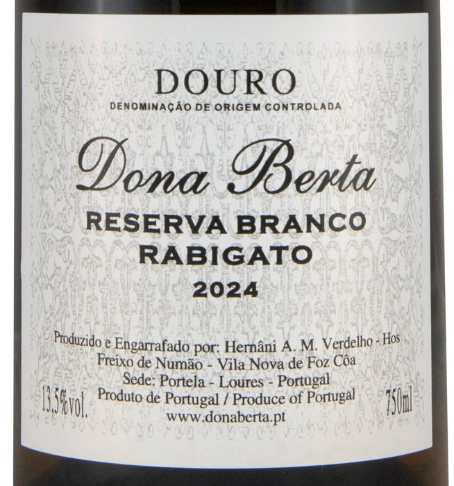 2024 Dona Berta Rabigato Reserva white
