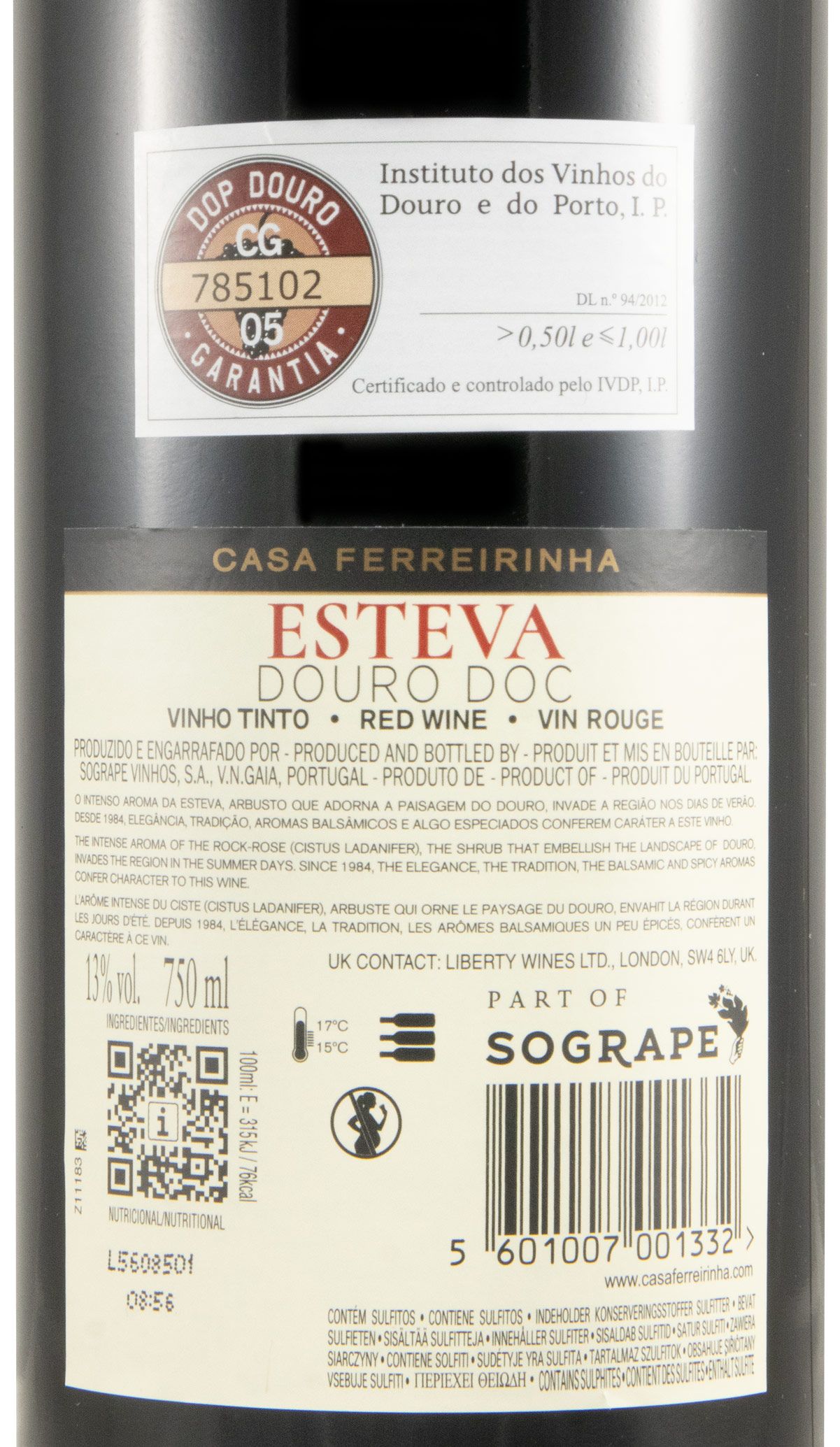 2024 Casa Ferreirinha Esteva tinto