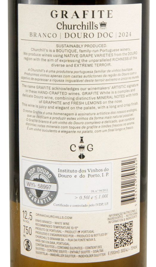 2024 Churchill's Grafite branco