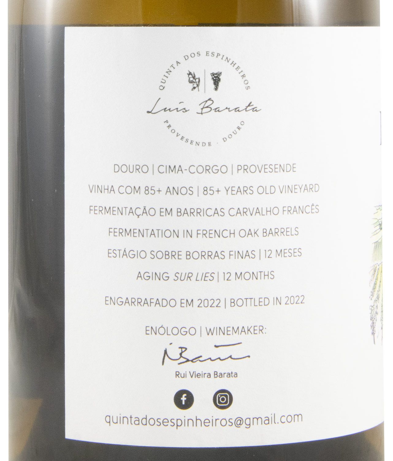 2021 Quinta dos Espinheiros Vinhas Velhas Reserva white