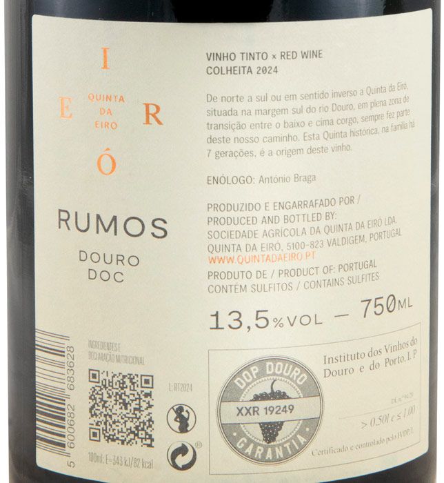2024 Quinta da Eiró Rumos Colheita tinto