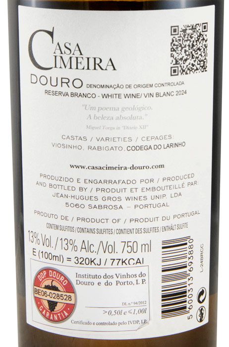 2024 Casa Cimeira Reserva white