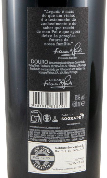 2021 Legado tinto