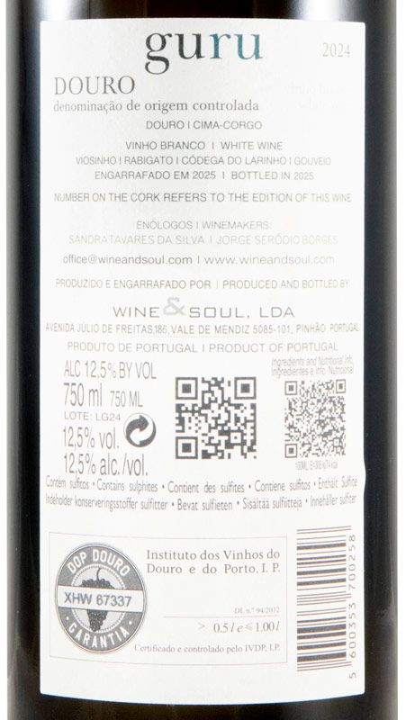 2024 Wine & Soul Guru branco