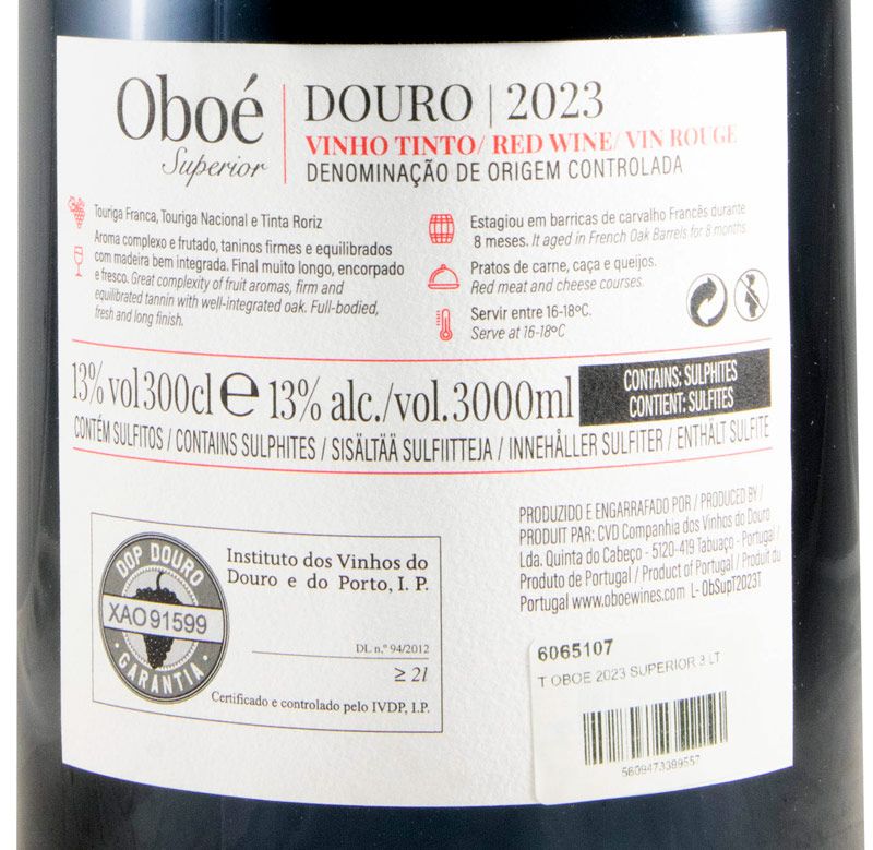 2023 Oboé Superior red 3L