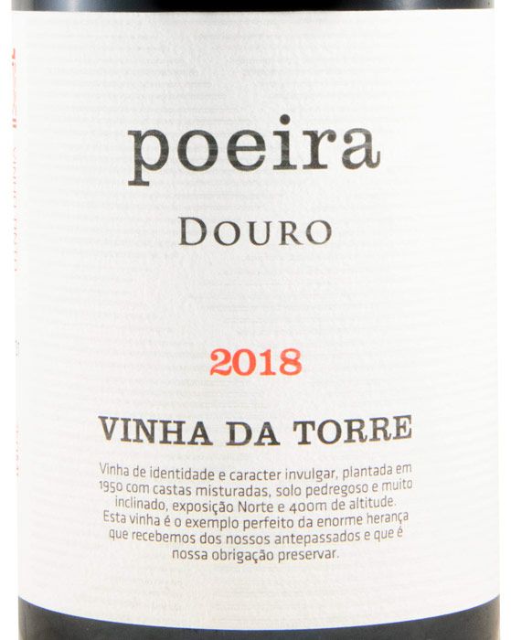 2018 Poeira Vinha da Torre red