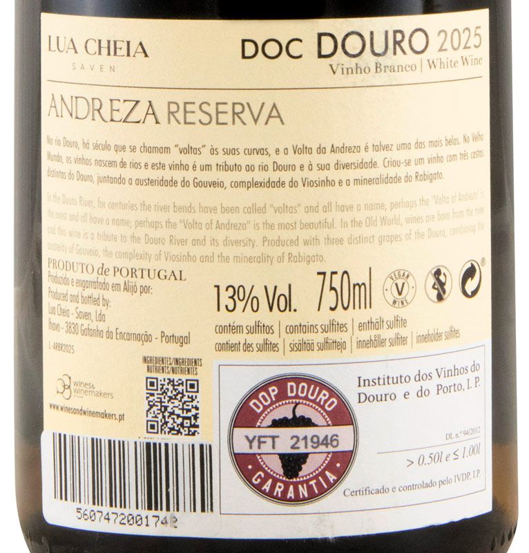 2025 Andreza Reserva branco