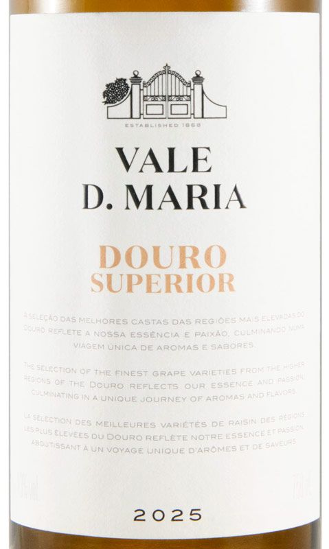 2025 Vale D. Maria Douro Superior branco