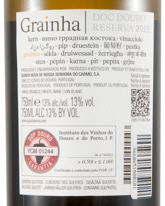 2025 Quinta Nova Grainha Reserva white