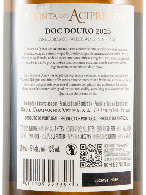 2025 Quinta dos Aciprestes white