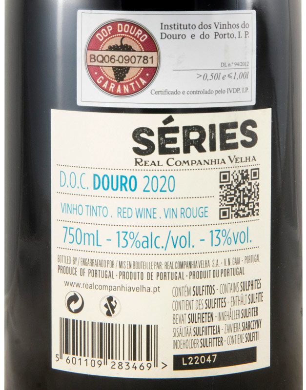 2020 Real Companhia Velha Séries Baga red