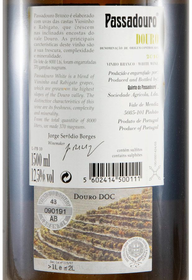 2010 Passadouro branco 1,5L