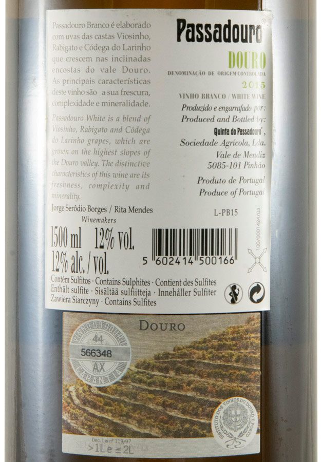 2015 Passadouro branco 1,5L