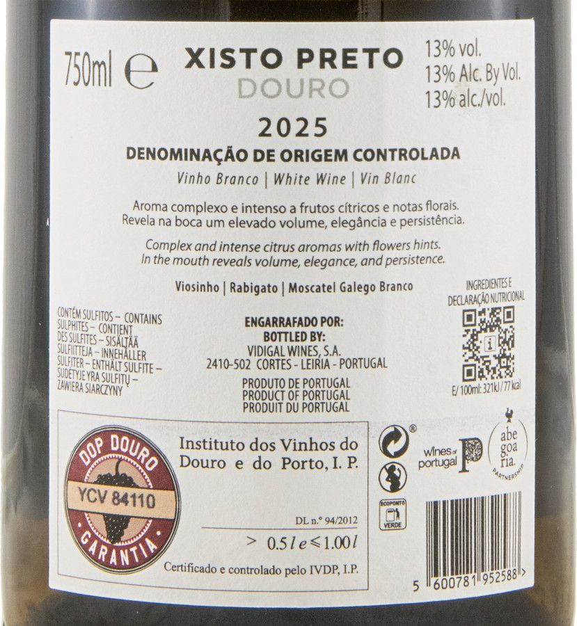 2025 Xisto Preto branco