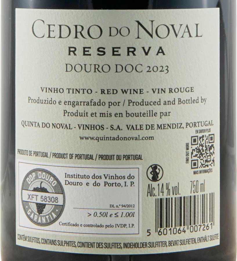 2023 Cedro do Noval Reserva tinto