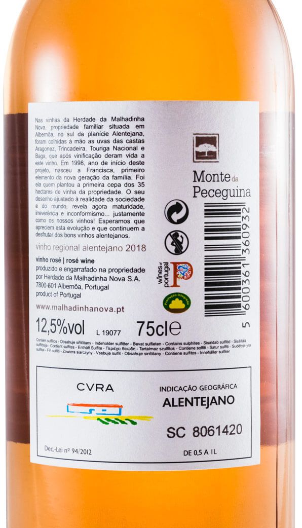 2018 Monte da Peceguina rosé