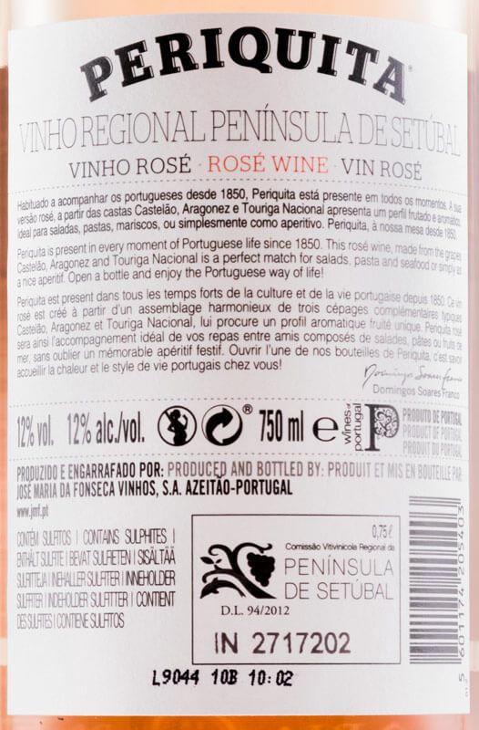 2018 José Maria da Fonseca Periquita rosé