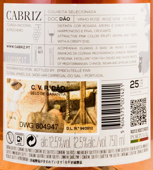 2015 Cabriz rose