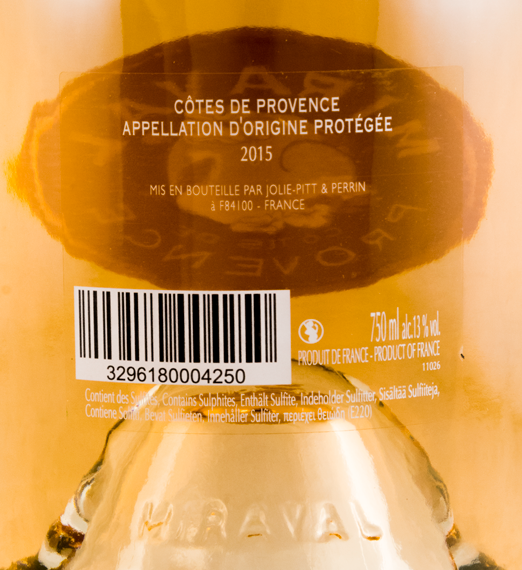 2015 Miraval Côtes de Provence rosé