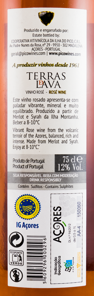2015 Terras de Lava rosé