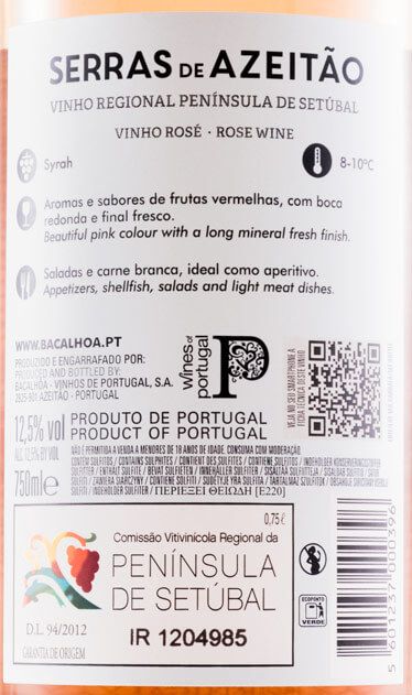 2018 Serras de Azeitão rosé