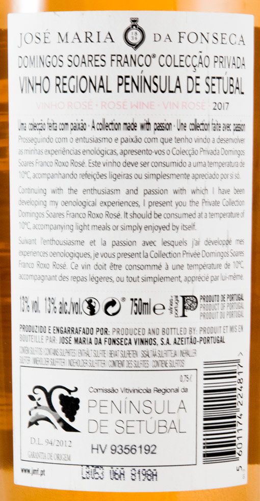 2017 Domingos Soares Franco Roxo rosé