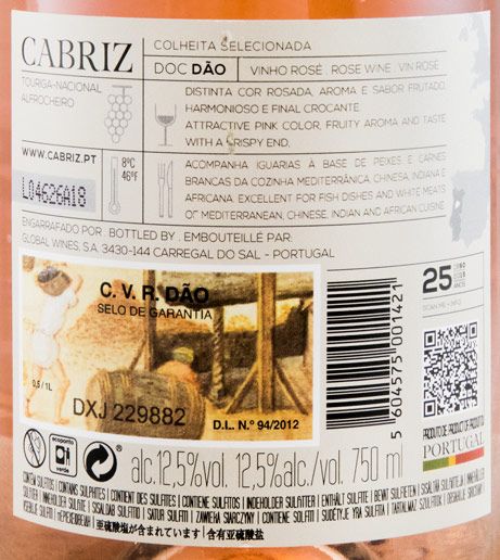 2017 Cabriz Colheita Selecionada rosé