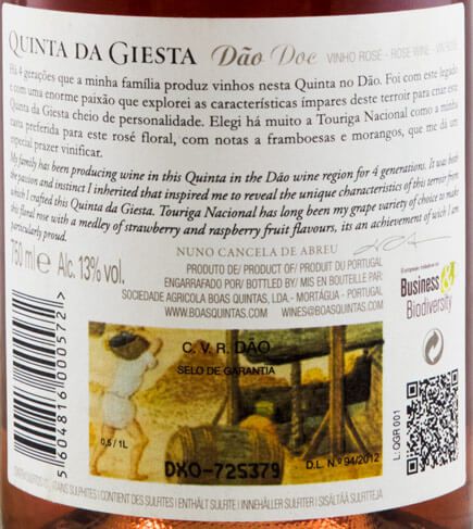 2017 Quinta da Giesta rosé