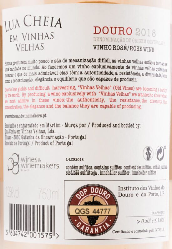 2018 Lua Cheia em Vinhas Velhas rosé
