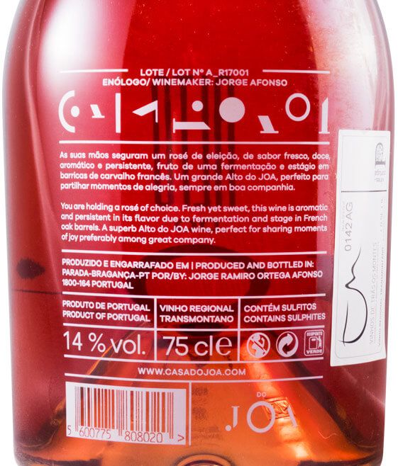2017 Alto do Joa rosé