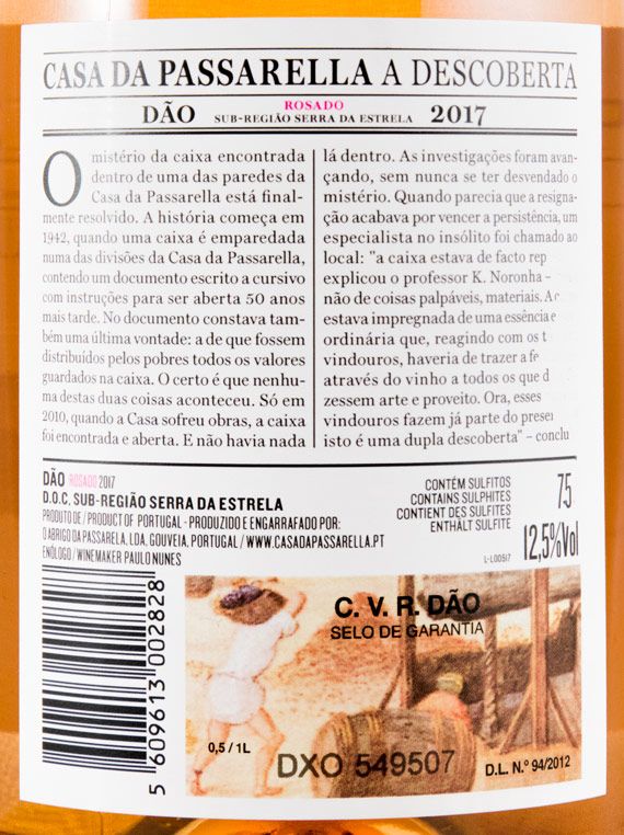 2017 Casa da Passarella A Descoberta rosé