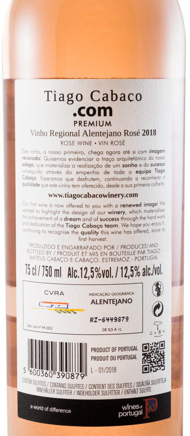 2018 Tiago Cabaço .Com rosé