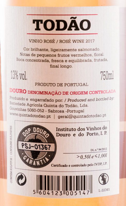 2017 Quinta do Todão rosé