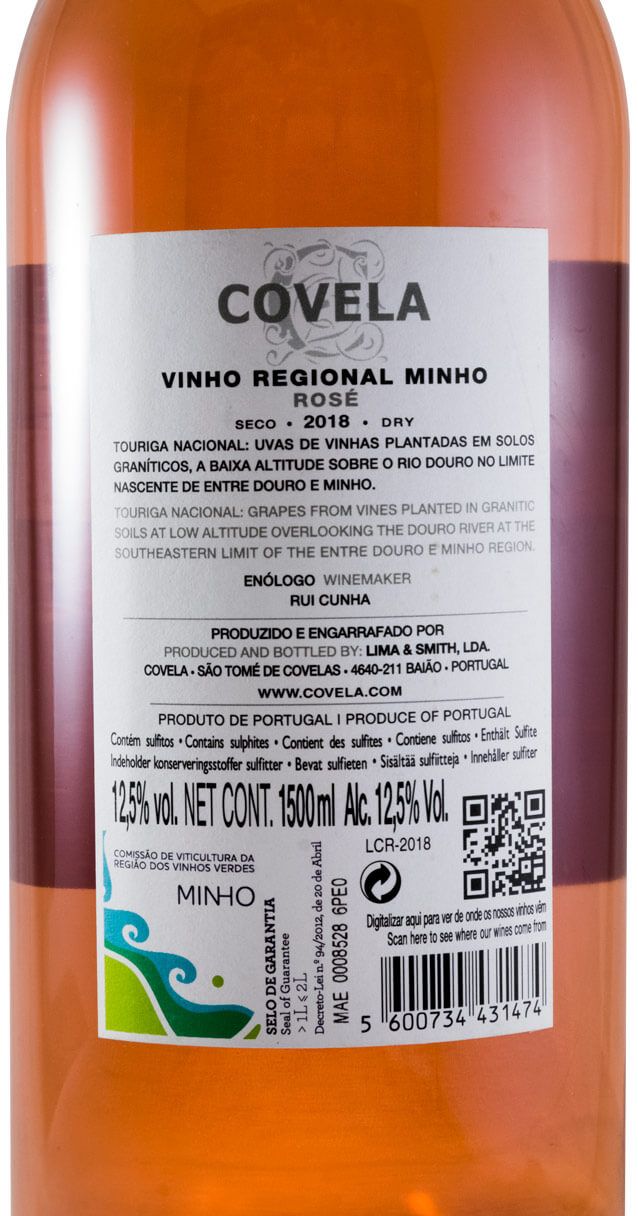 2018 Covela rosé 1,5L