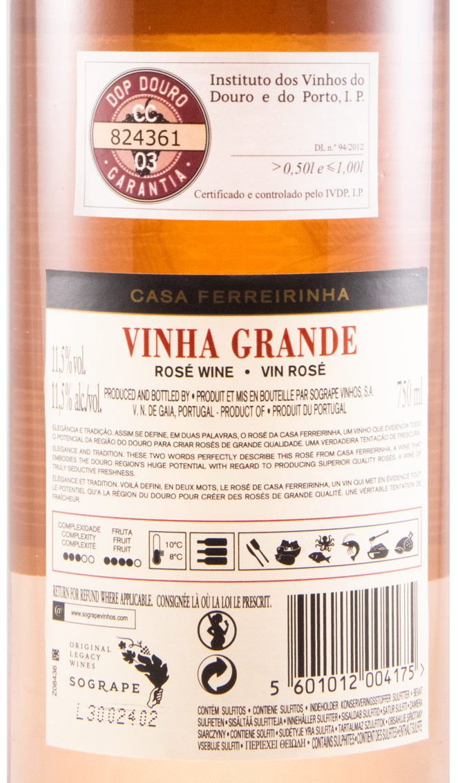 2018 Casa Ferreirinha Vinha Grande rosé