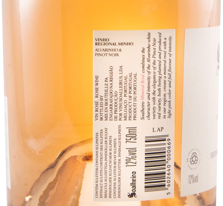 2019 Soalheiro Alvarinho & Pinot Noir rosé